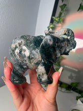 Load image into Gallery viewer, Moss Agate Elephant
