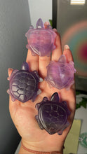 Load image into Gallery viewer, Fluorite Turtle Carving