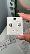 Load image into Gallery viewer, Larimar Stud Earrings