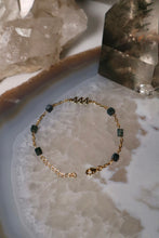 Load image into Gallery viewer, 444 Moss Agate Bracelet *Gold Filled*
