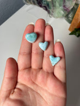 Load image into Gallery viewer, Larimar Heart Carving