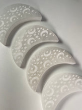 Load image into Gallery viewer, Selenite (Satin Spar) Engraved Moon Plate