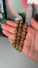 Load image into Gallery viewer, Rutile with Hematite Bracelet