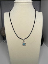 Load image into Gallery viewer, Larimar Sun Necklace