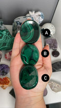 Load image into Gallery viewer, Malachite Worry Stones