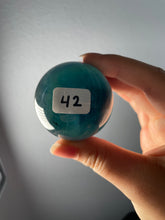 Load image into Gallery viewer, Blue/Green Fluorite Spheres