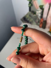 Load image into Gallery viewer, Malachite Bead Necklace