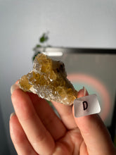 Load image into Gallery viewer, Small Yellow Fluorite Specimens