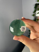 Load image into Gallery viewer, Gemmy Green/Purple Fluorite Spheres