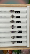 Load image into Gallery viewer, Vintage Style Amethyst Rings