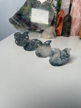 Load image into Gallery viewer, Moss Agate Swan