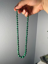 Load image into Gallery viewer, Malachite Bead Necklace