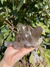 Load image into Gallery viewer, Smoky Quartz Cluster Statement Piece