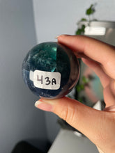 Load image into Gallery viewer, Blue/Green Fluorite Spheres