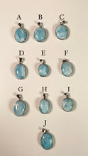 Load image into Gallery viewer, Larimar Pendant Necklace
