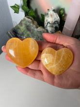 Load image into Gallery viewer, Honey Comb Calcite Heart