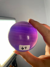 Load image into Gallery viewer, Violet Fluorite Spheres