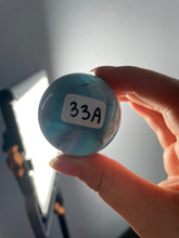 Load image into Gallery viewer, Blue/Green Fluorite Spheres