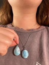 Load image into Gallery viewer, Larimar Pendant Necklace