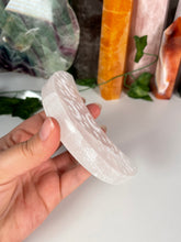 Load image into Gallery viewer, Selenite (Satin Spar) Engraved Moon Plate