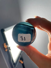 Load image into Gallery viewer, Blue/Green Fluorite Spheres