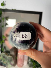 Load image into Gallery viewer, Snowflake Fluorite Spheres