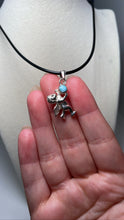 Load image into Gallery viewer, Larimar Angel Baby Necklace