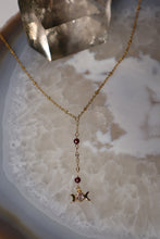 Load image into Gallery viewer, Satellite Garnet Choker *Gold Filled*
