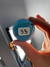 Load image into Gallery viewer, Blue/Green Fluorite Spheres