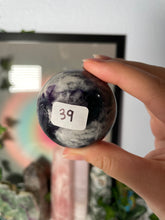 Load image into Gallery viewer, Snowflake Fluorite Spheres