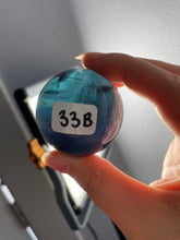 Load image into Gallery viewer, Blue/Green Fluorite Spheres