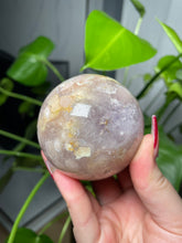 Load image into Gallery viewer, Lavender Flower Agate Sphere
