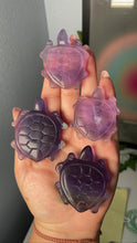 Load image into Gallery viewer, Fluorite Turtle Carving
