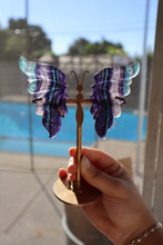 Load image into Gallery viewer, Fluorite Butterfly Wings
