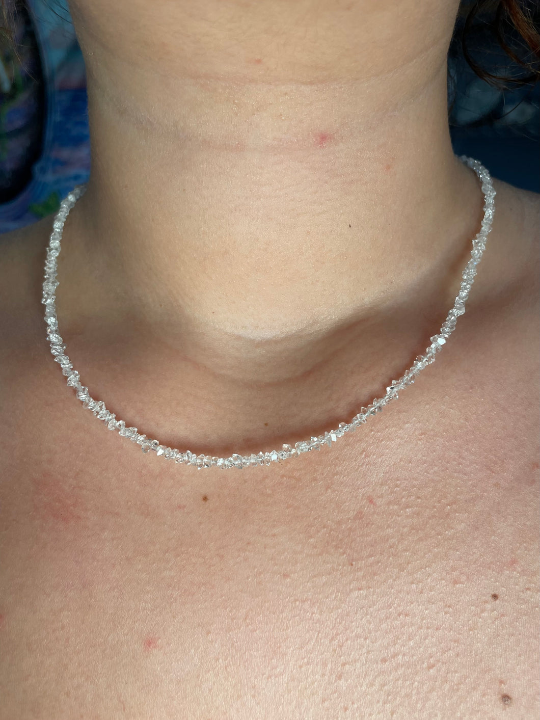 Herkimer Diamond Quartz Necklace