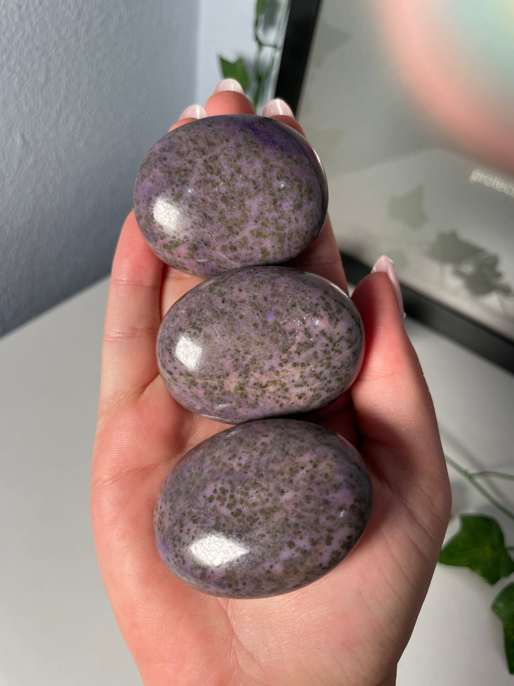Purple Jade Palmstones
