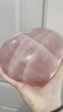 Load and play video in Gallery viewer, XL Rose Quartz Heart

