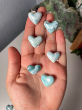 Load image into Gallery viewer, Larimar Heart Carving
