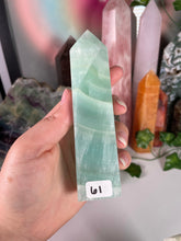 Load image into Gallery viewer, Pistachio Calcite Tower

