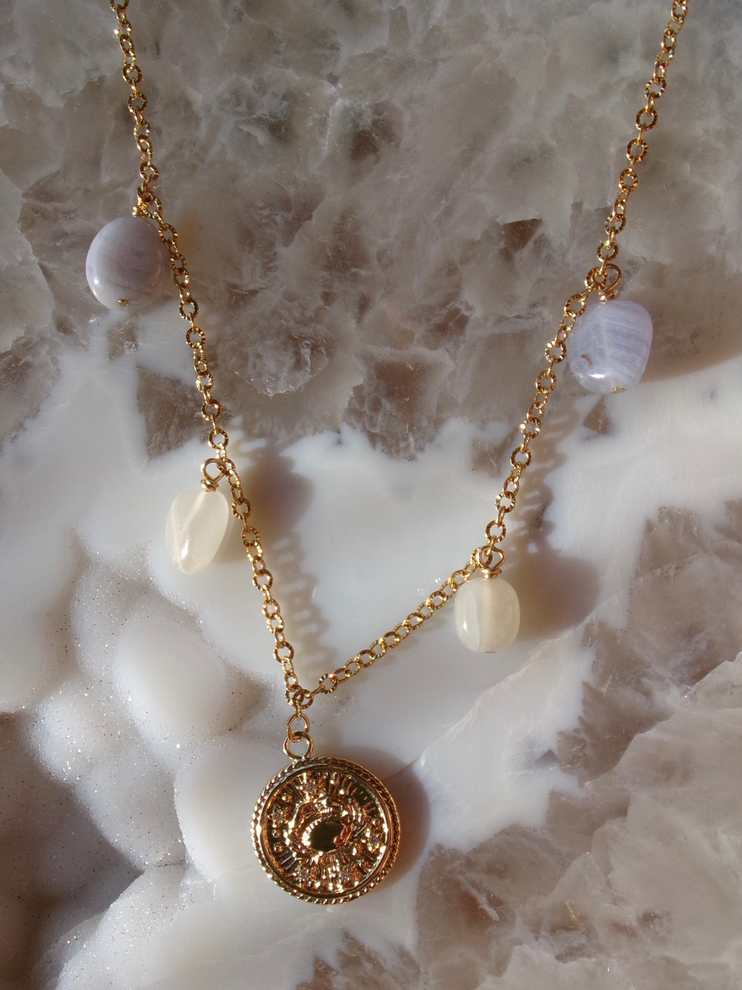Gold Filled Cancer Necklace