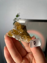 Load image into Gallery viewer, Small Yellow Fluorite Specimens
