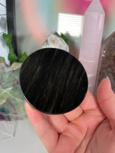 Load image into Gallery viewer, Gold Sheen Obsidian Disc
