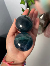 Load image into Gallery viewer, Blue/Green Fluorite Spheres
