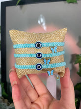 Load image into Gallery viewer, Baby Blue Butterfly Bracelet

