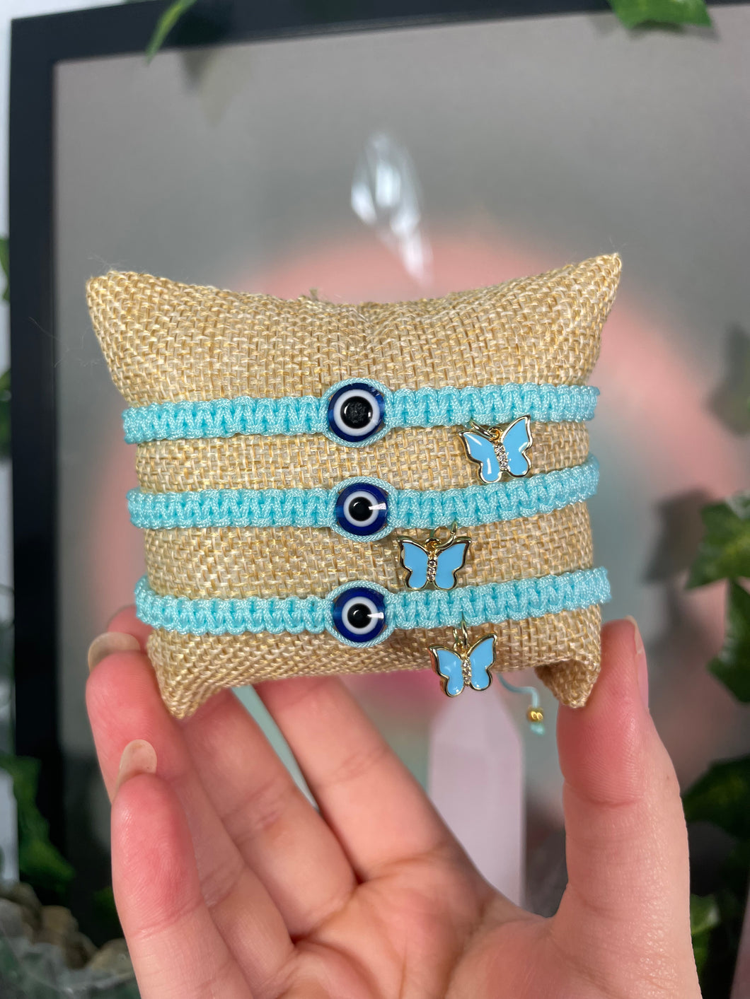 Baby Blue Butterfly Bracelet