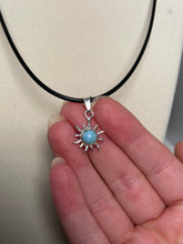 Load image into Gallery viewer, Larimar Sun Necklace
