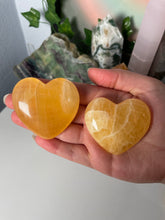 Load image into Gallery viewer, Honey Comb Calcite Heart
