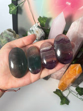Load image into Gallery viewer, Mixed Color Mini Fluorite Palmstones
