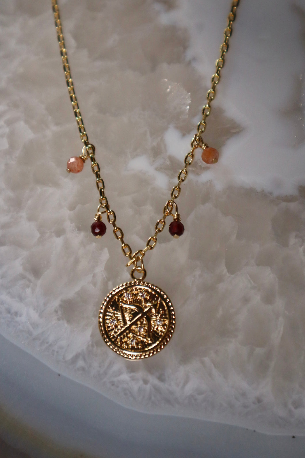 Gold Filled Sagittarius Necklace