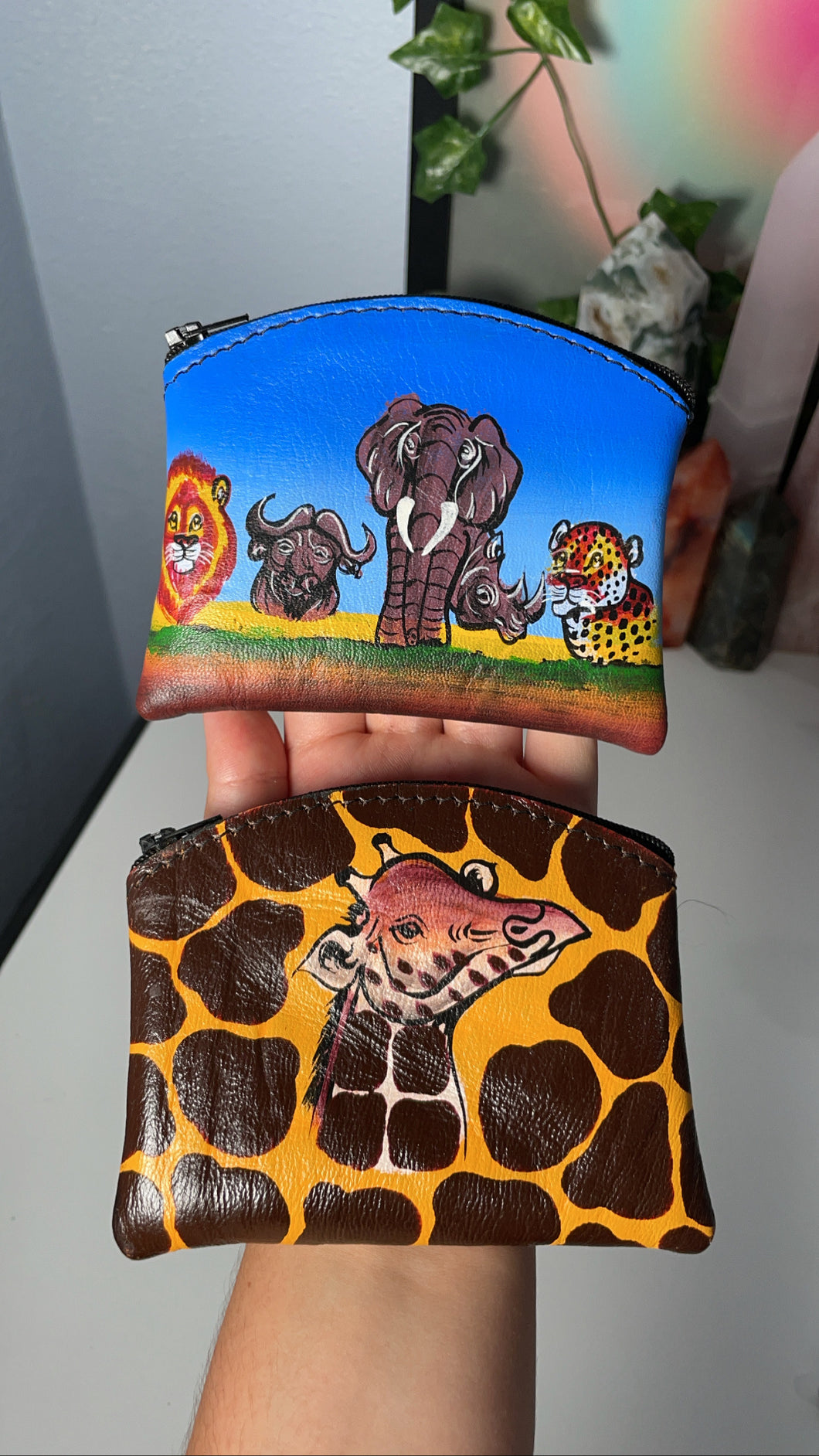 Hand Painted Pouches